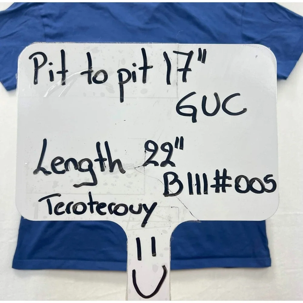 Polo Ralph Lauren Classic Fit Boys Blue V-Neck Logo Tee Cotton T-Shirt Size  L